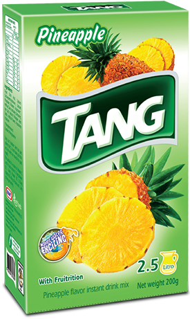 Tang Pineapple Bag In Box - Tang Drink Mix, Orange - 18 Oz (420x520), Png Download