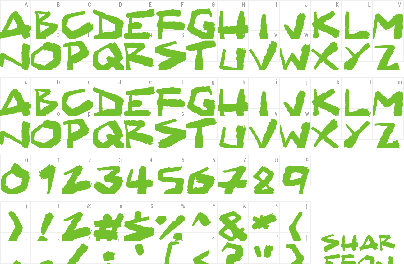 Font Crazy Guy Preview - Font (1300x850), Png Download