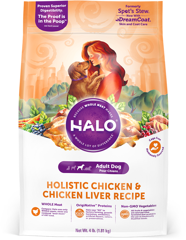 Halo Holistic Chicken And Chicken Liver Recipe For - Halo Holistic Turkey, Turkey Liver & Duck Recipe (800x1067), Png Download