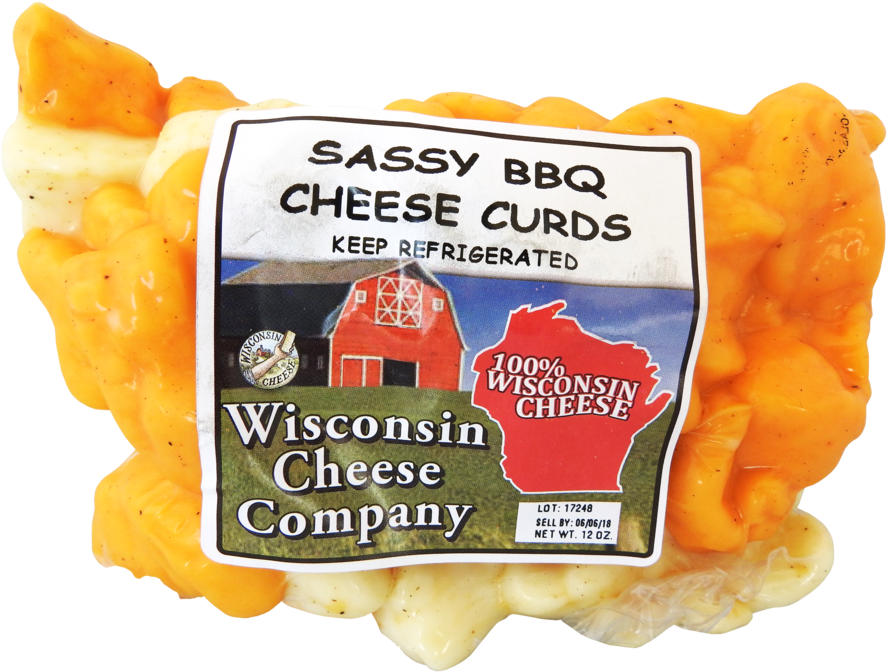 Sassy Bbq Cheese Curds Pack - Wisconsin Cheese Cheese, Monterey Jack - 7.75 Oz (1024x768), Png Download