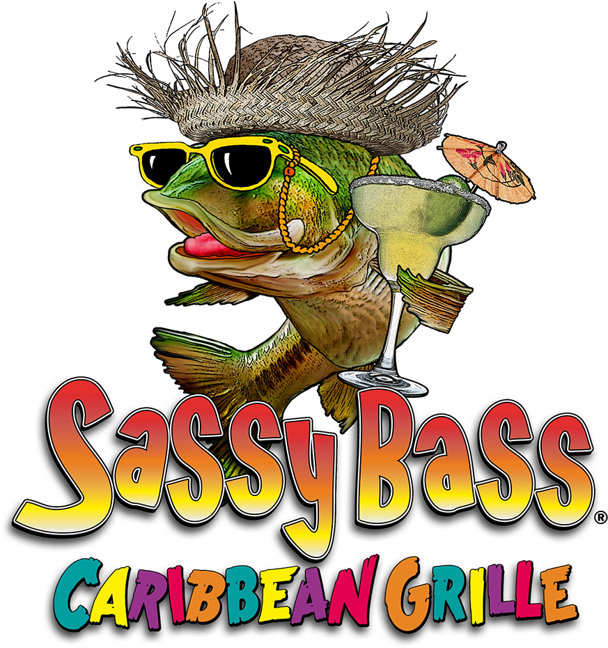 Sassy Bass Caribbean Grille (1000x963), Png Download