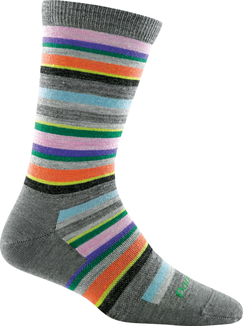 Darn Tough Women's Sassy Stripe Charcoal - Darn Tough Women's Sassy Stripe Crew Light (796x1065), Png Download