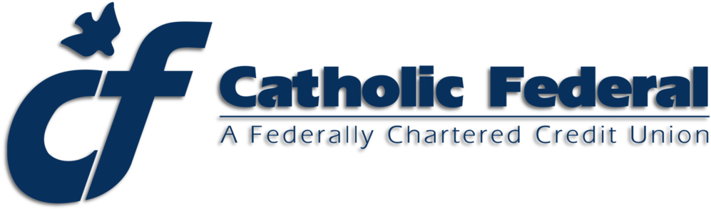 Cfculogoshadow - Catholic Federal Credit Union (1000x300), Png Download
