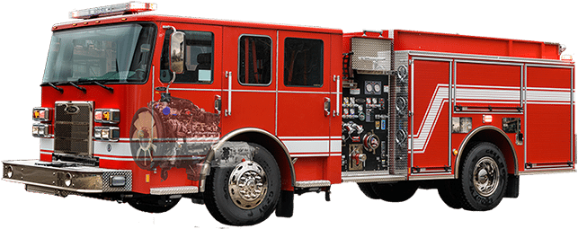 Kme Fire Truck (650x255), Png Download