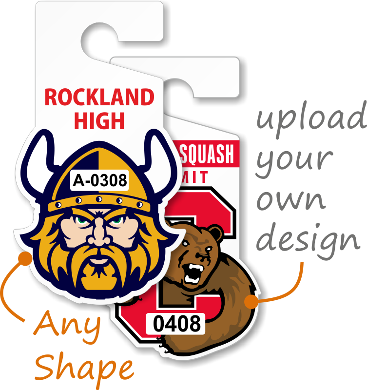 Fully Custom Shape Jumbo Hang Tag - Cleveland State Basketball Logo (753x800), Png Download