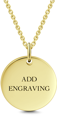 Free Shipping Orders Over $49 - 14k Gold Plated Engraved Heart Necklace (400x400), Png Download