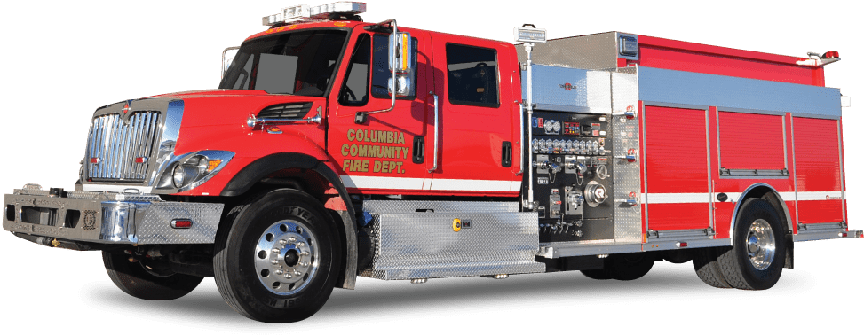 Columbia, Sd Fire Truck - Columbia (1000x800), Png Download