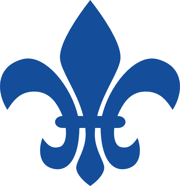 Fleur De Lis Svg Clip Arts 576 X 596 Px (576x596), Png Download