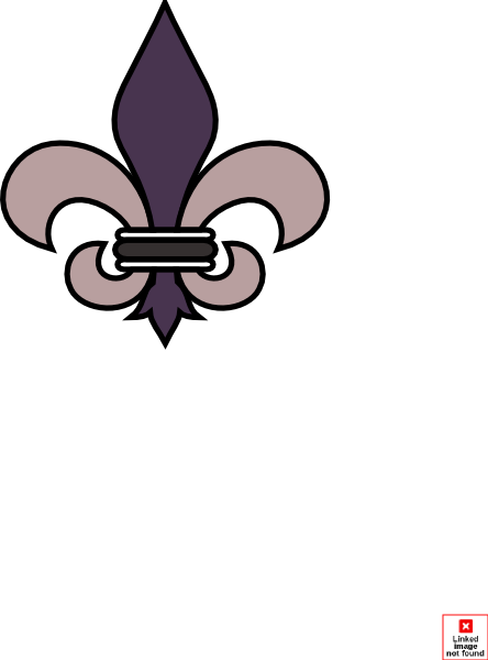Fleur De Lis Png - New Orlean Fleur De Lys (444x600), Png Download