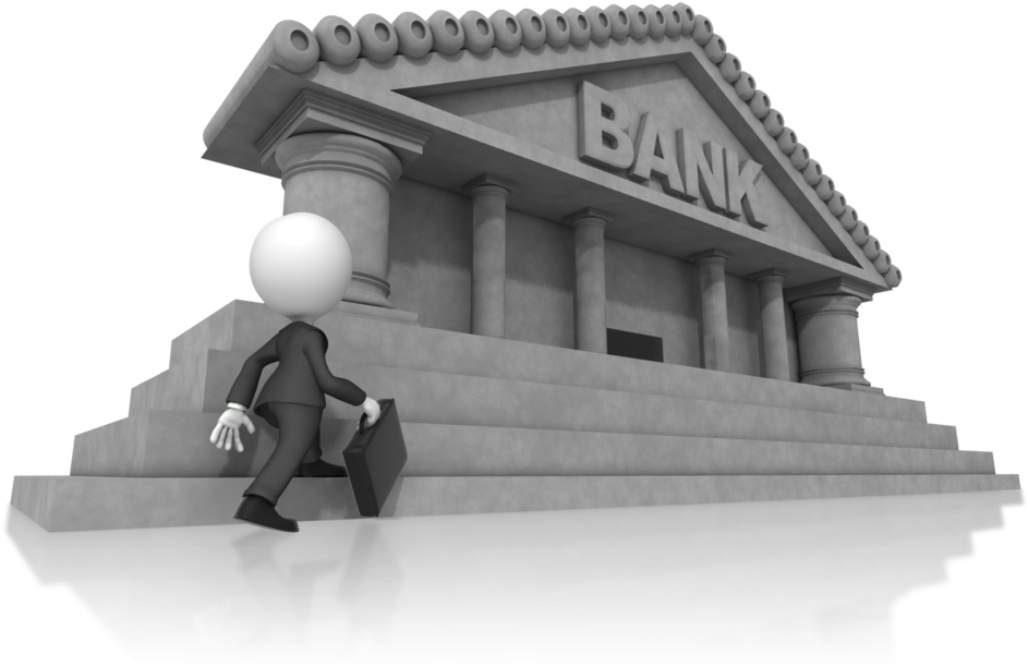 Walk To The Bank (1000x624), Png Download