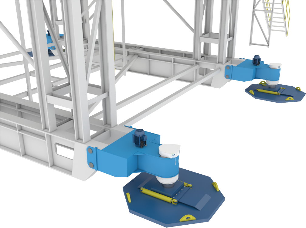 Ready For Faster, More Efficient Rig Moves - Walking (1024x768), Png Download