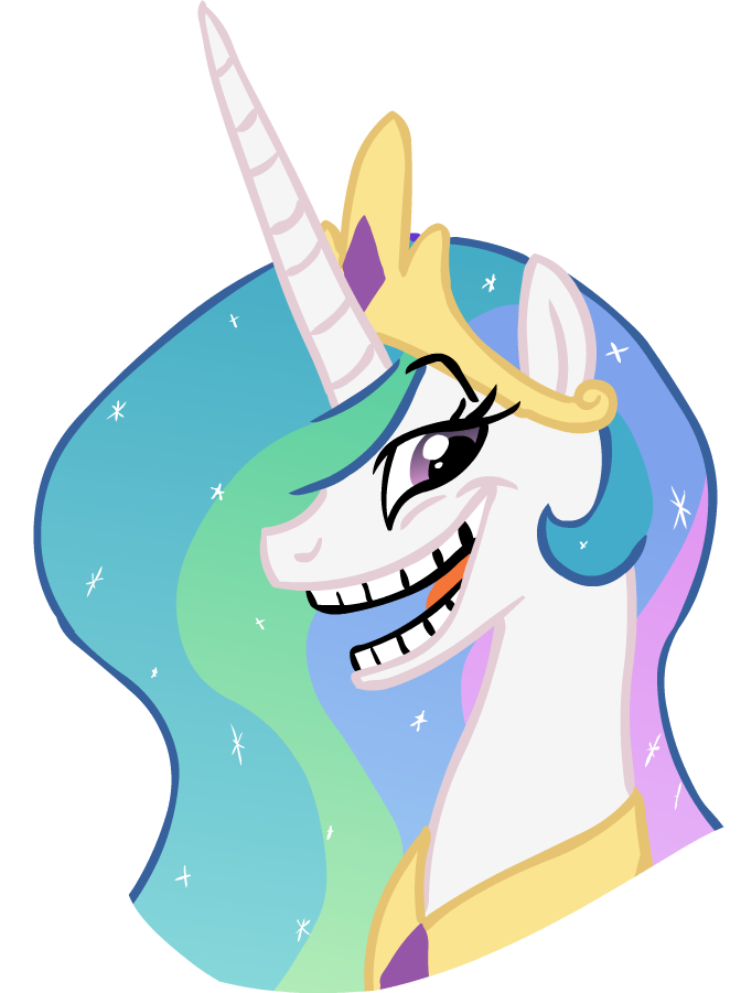 Pony, Portrait, Princess Celestia, Raised Eyebrow, - Princess Celestia Troll Png (672x901), Png Download