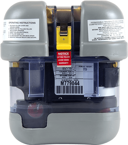 M20 Front - Self-contained Self-rescue Device (612x608), Png Download