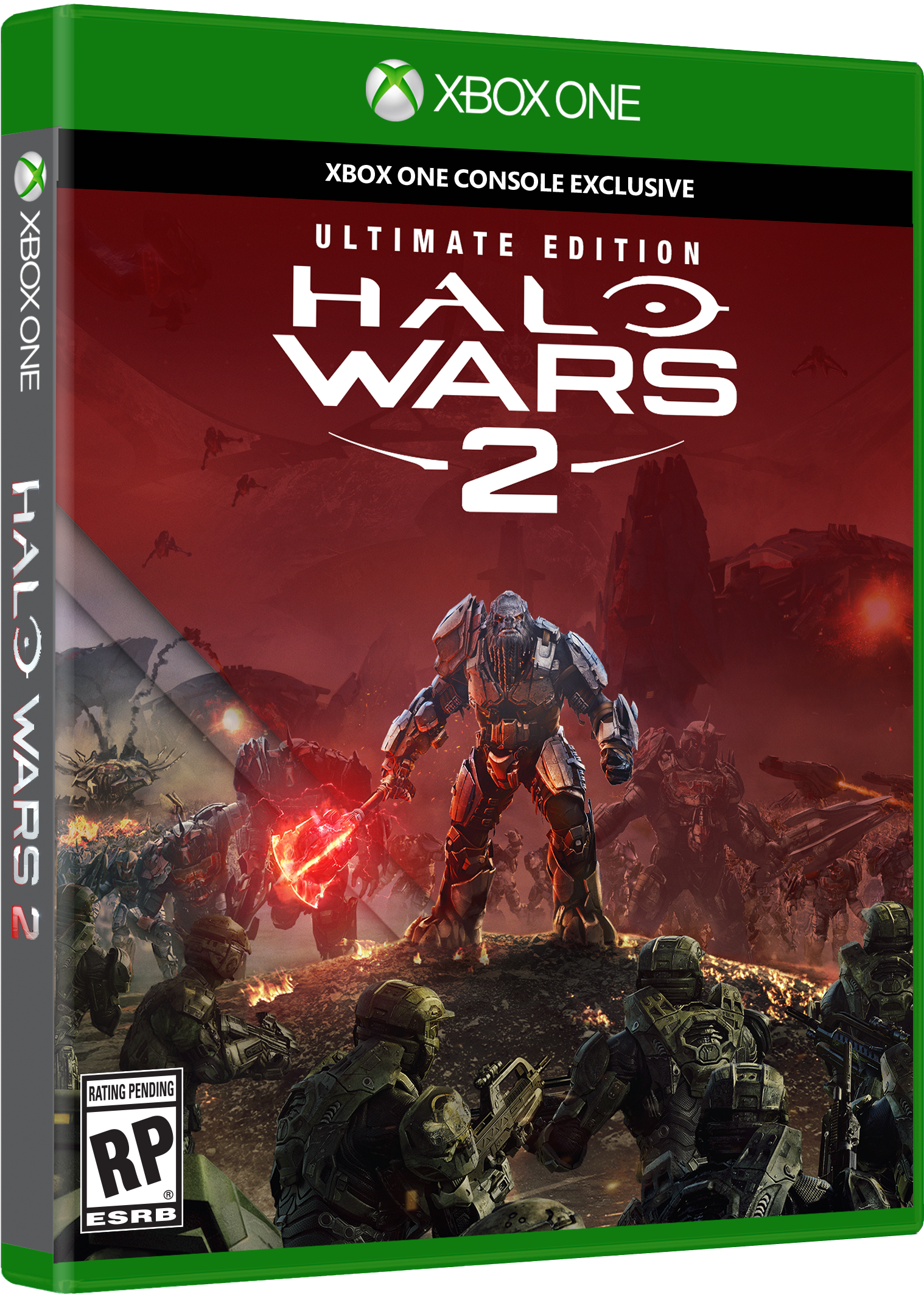 Halo Wars 2 Ultimate Edition Left Box Shot - Microsoft Halo Wars 2 Ultimate Edition [xbox One Game] (1650x2250), Png Download
