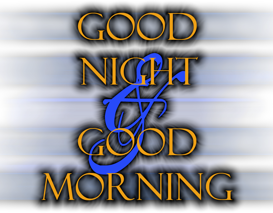 Good Night And Good Morning Hd By Electricmotion Pluspng - Good Morning Good Night (875x685), Png Download