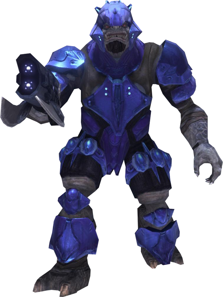 Free Halo Wars Brutes - Halo 3 Brute Ultra (900x1000), Png Download