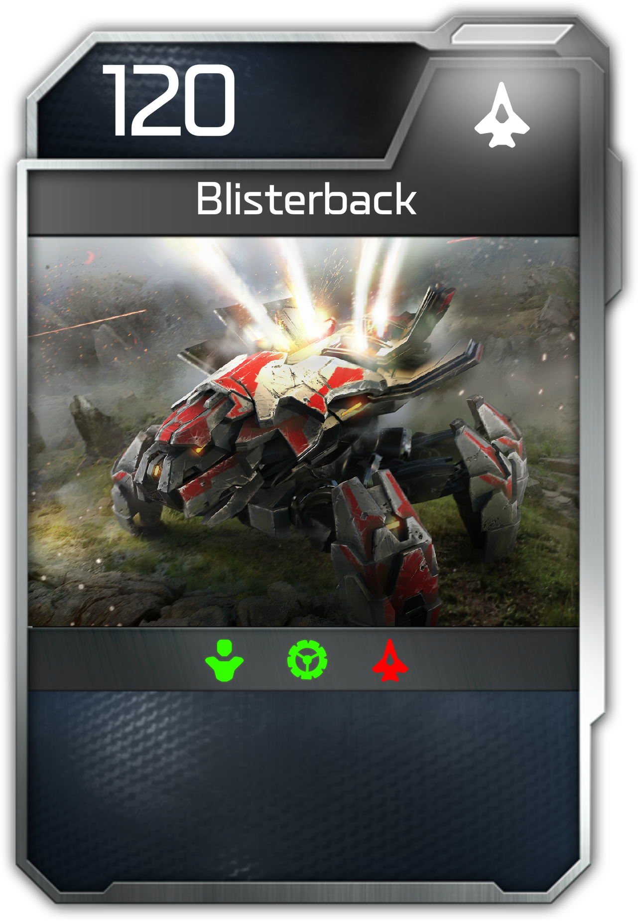 Blisterback - Halo Wars 2 (1281x1848), Png Download
