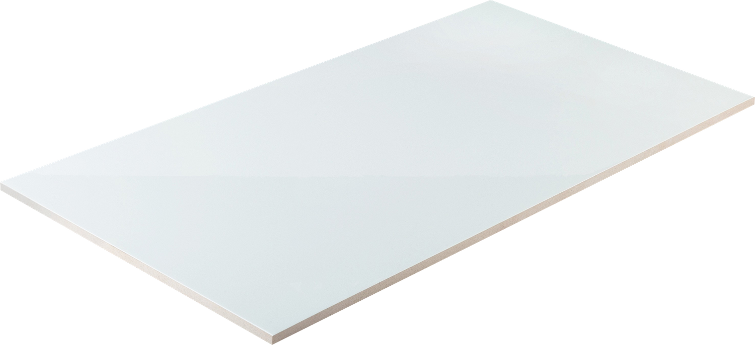Glossy White Wall Tile Bild - Tagliere In Acciaio Inox (1500x687), Png Download