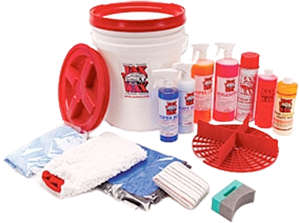 Bucket Car Care Organizer - Jax Wax Complete Scratch-free Wash Wax And Detail Bucket (450x450), Png Download