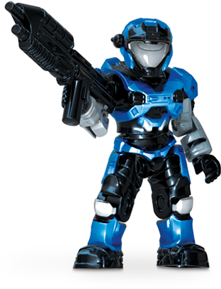 Unsc Spartan Air Assault - Mega Bloks Halo Spartans (500x500), Png Download