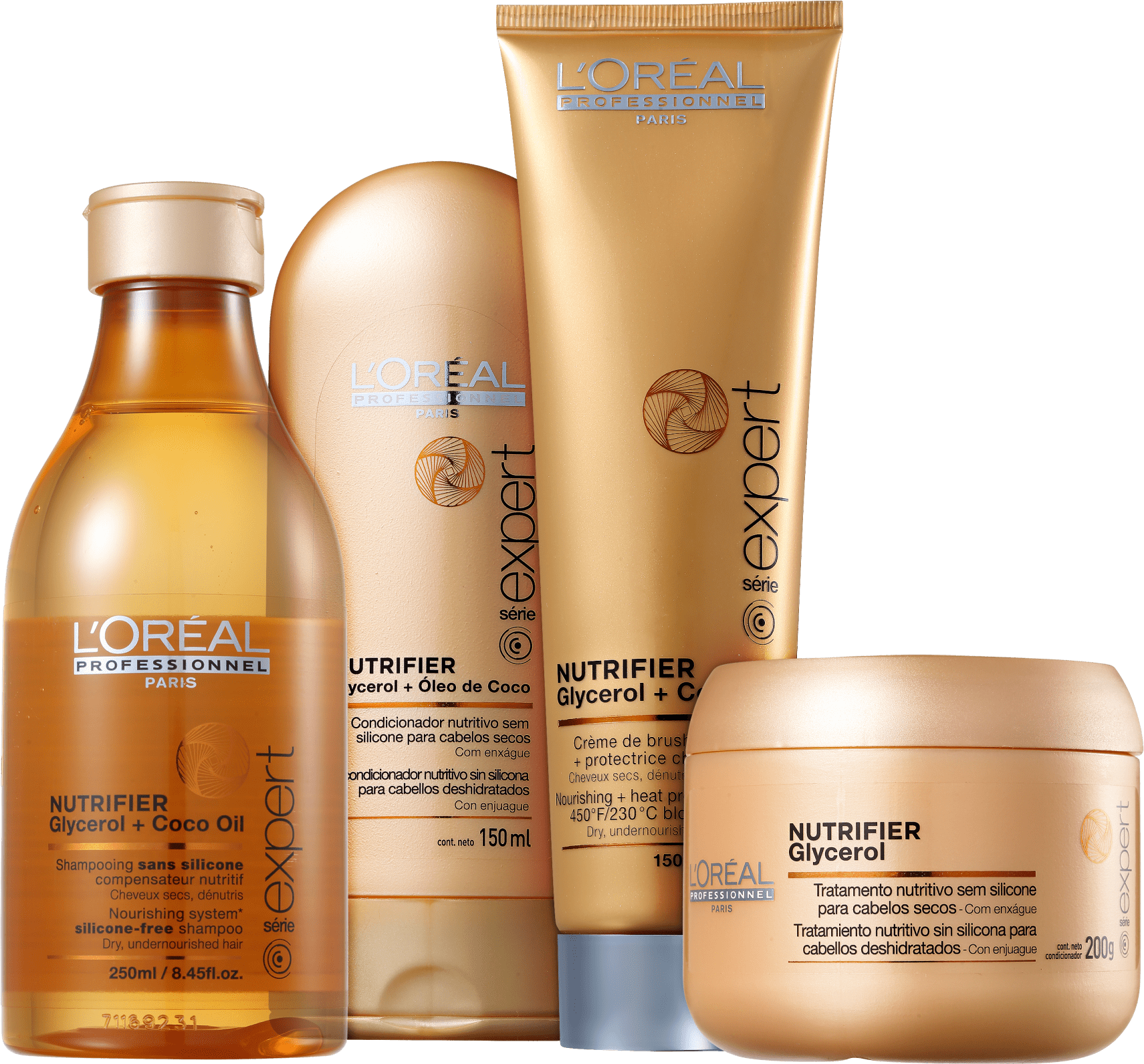 Kit L'oréal Professionnel Nutrifier Nutrição Intensa - Produtos Loreal Png (1711x1591), Png Download