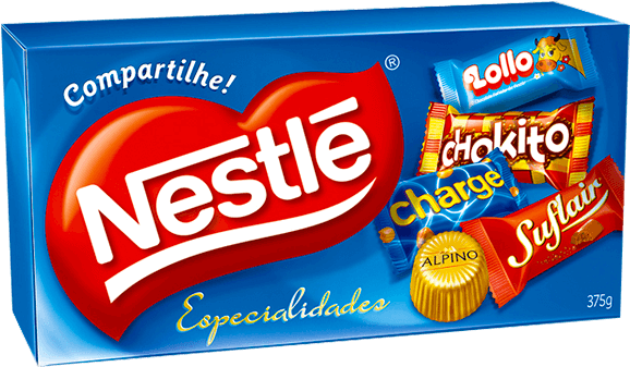 Bombons Sortidos Nestlé Especialidades 375g - Nestlé Caixa De Bombom (600x600), Png Download