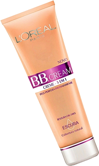 Loreal Paris Bb Cream Fps 20 Cor Escura - Bb Cream Loreal Escura (407x569), Png Download