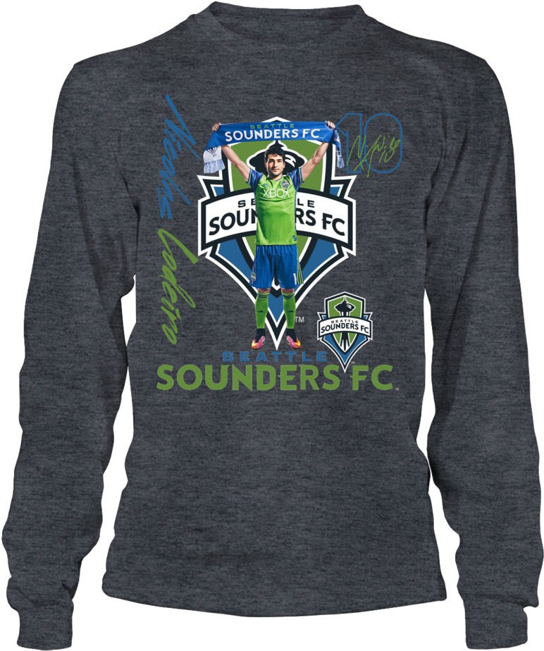 Official Seattle Sounders Fc Fan Gear Nicolas Lodeiro - Vegas Born T Shirt (1000x1000), Png Download