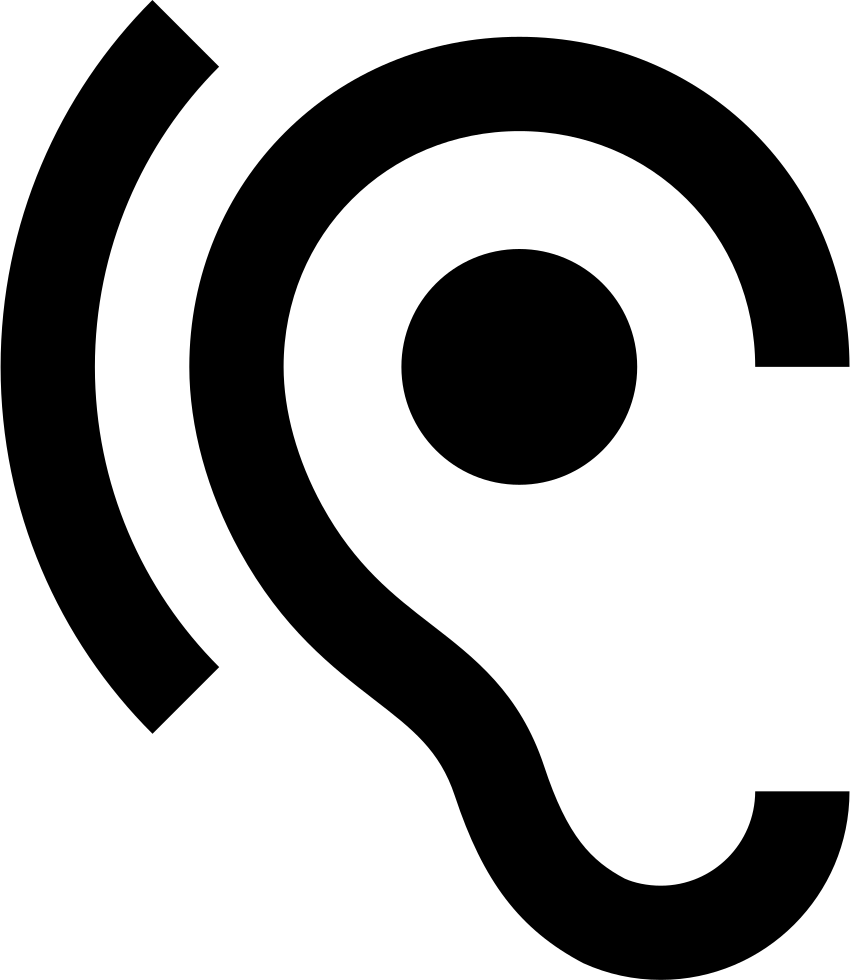 Hearing Comments - Ear Svg (850x980), Png Download