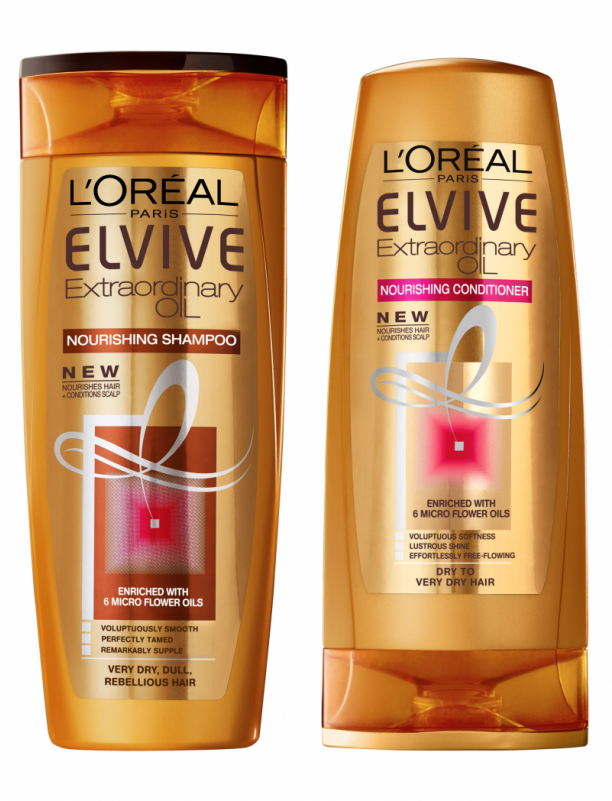 L'oreal Elvive Extraordinary Oil Shampoo & Conditioner - L Oreal Elvive Conditioner (800x800), Png Download