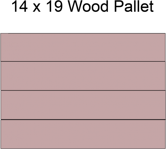 14 X 19" Standard Pallet - Pallet (600x600), Png Download