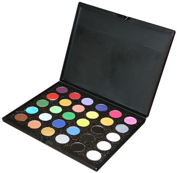 Mehron Paradise 30 Pan Face Paint Palette (386x369), Png Download