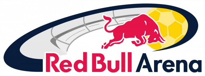 Red Bull Logo Arena - Red Bull Arena Logo (700x262), Png Download