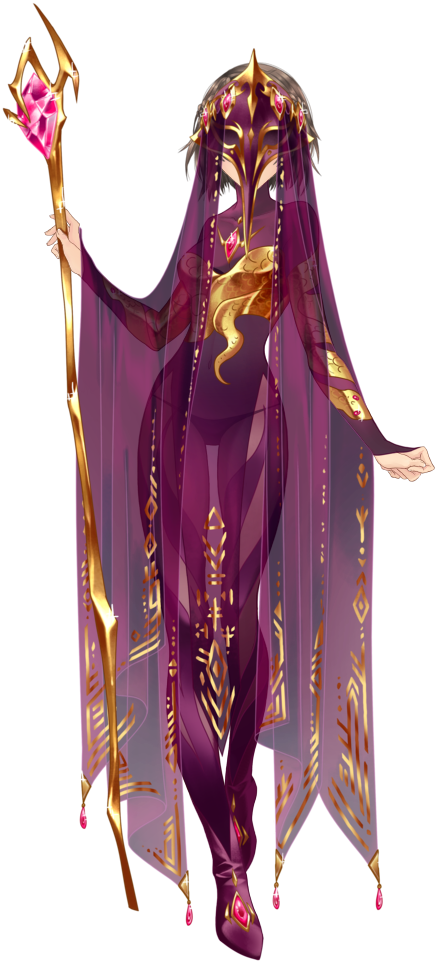 Outfit Mysterious Enchantress - Mysterious Enchantress Eldarya (437x963), Png Download