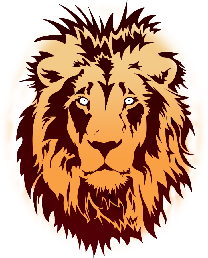 La Feria Academy - Lion Silhouette (900x900), Png Download