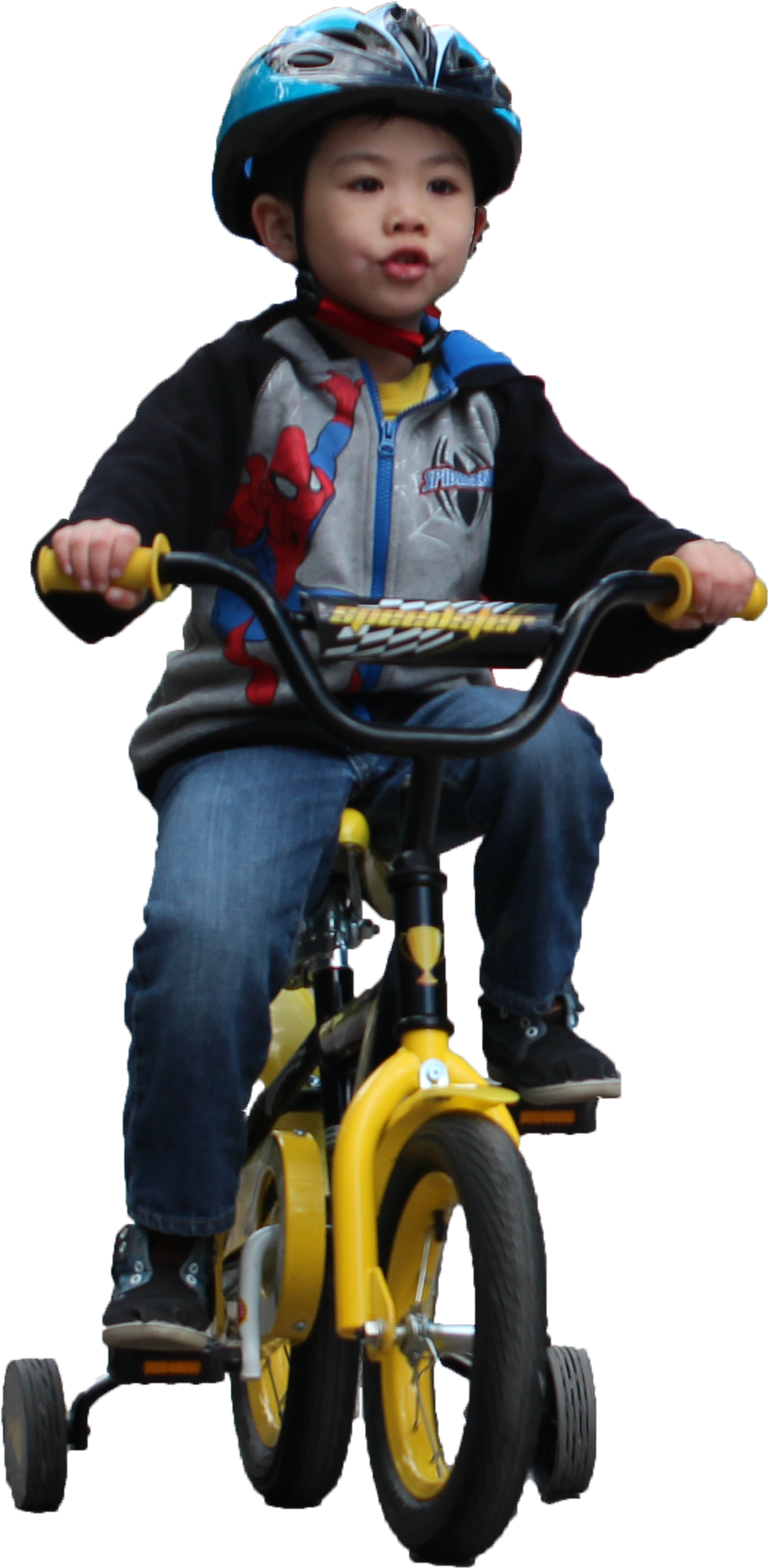 Kid Riding Bike - Kid Riding Bike Png (1112x2264), Png Download