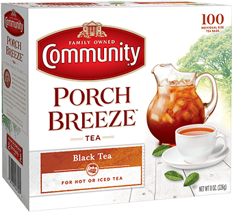 Porch Breeze™ Black Tea Bags, 100 Ct - Community Porch Breeze Tea (600x400), Png Download