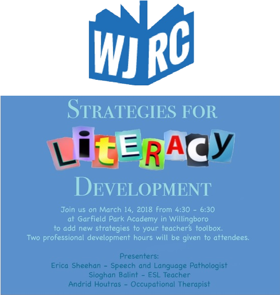 Wjrc Literacy Strategies Workshop At Gpa - Graphic Design (563x609), Png Download