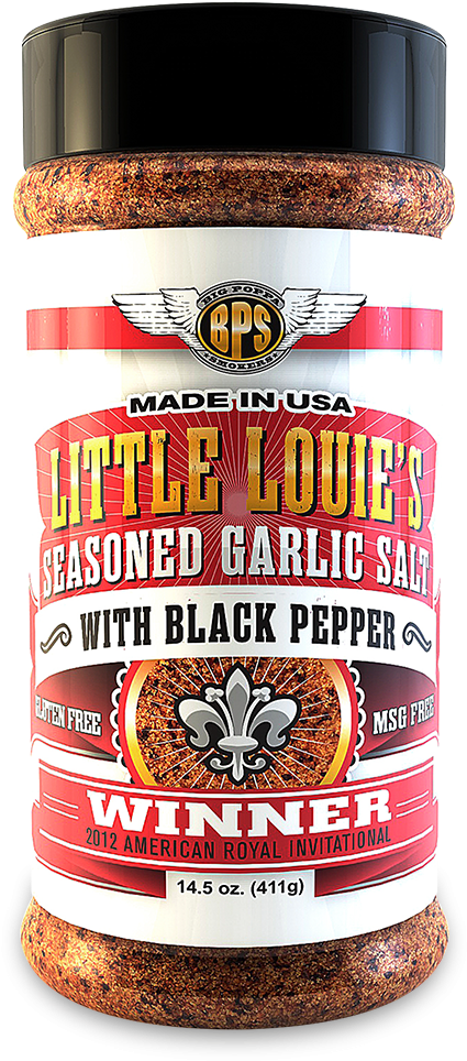 Little Louie's Garlic Salt W/ Black Pepper - Riverside Bps 'little Louie's' Seasoned Garlic Salt (1000x1000), Png Download