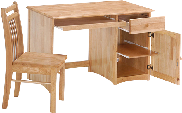 Night & Day Clove Student Desk W/ Chair - Night And Day Clove Student Desk Natural (800x600), Png Download