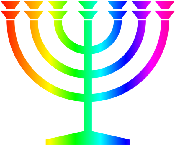 Click And Drag To Re-position The Image, If Desired - Menorah Symbol (600x600), Png Download