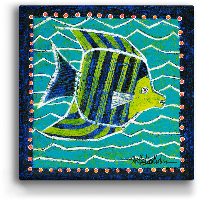 Bermuda Blue Angelfish (730x730), Png Download
