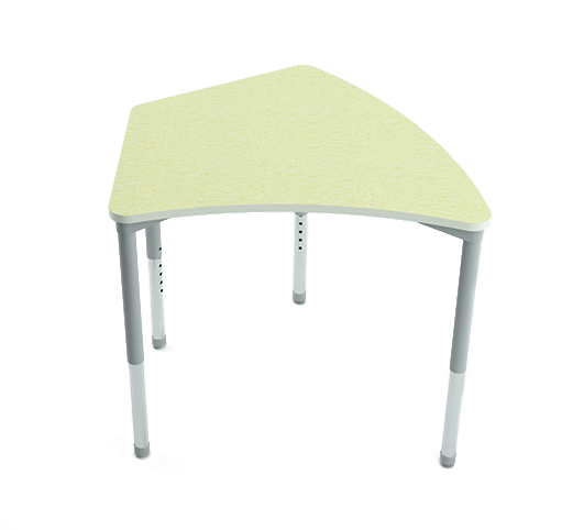 Aperture Shape Student Desk - Coffee Table (530x585), Png Download