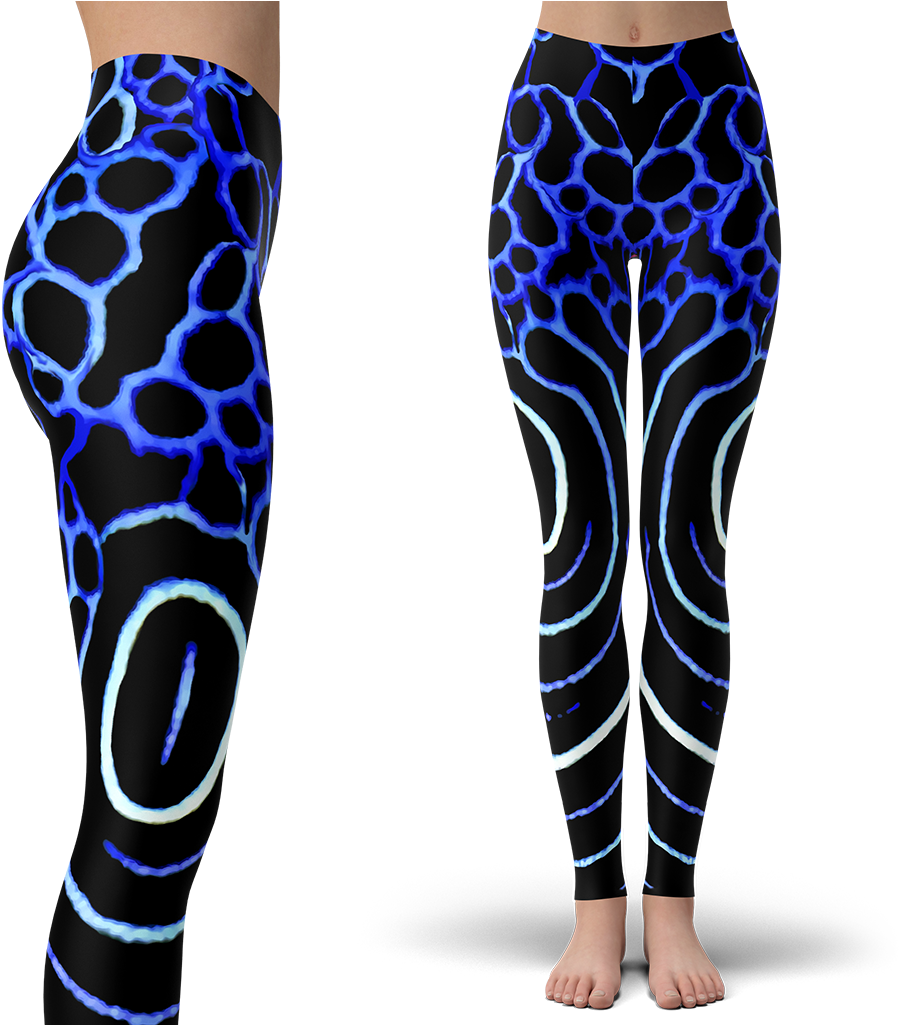 Juvenile Emperor Angel Fish Leggings - Emperor Angelfish (1024x1024), Png Download