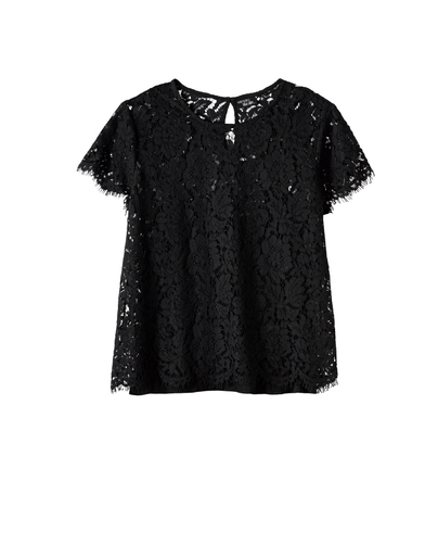 Ladies' Blouse, Black Lace - Redvalentino Women's Collared Minidress (500x500), Png Download