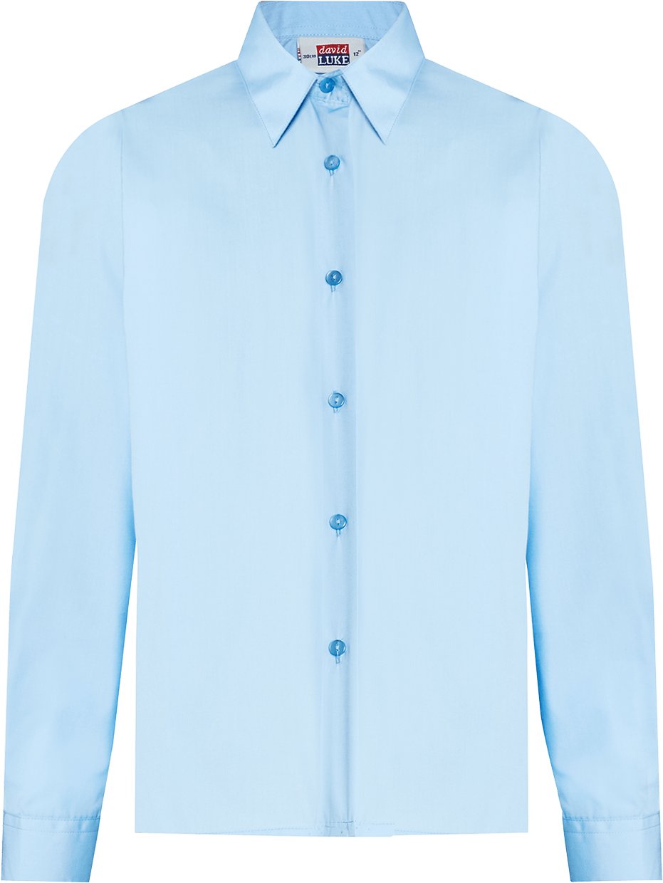 Light Blue School Blouse - Chemise Uniforme (1474x1474), Png Download