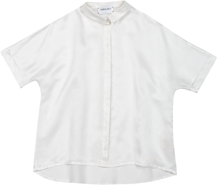 Handwoven Silk-cotton Blouse White Tona (1000x1500), Png Download