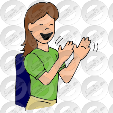 Clap Picture For Classroom Therapy Use Great Clap Clipart - Clip Art (380x380), Png Download