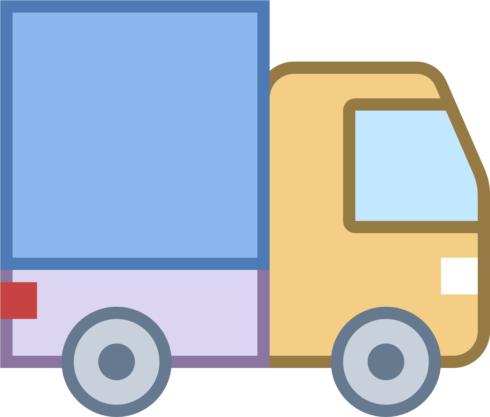 Free Shipping Truck Png - Tow Truck Flat Png (1600x1600), Png Download