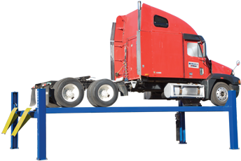 Bendpak, Hds-27x, Four Post Lift, 27,000lb Capacity,extended - Bendpak Hds-27x 27,000-lb. Capacity Extended Length (349x349), Png Download